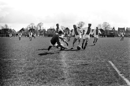 Volewijckers tegen Eindhoven 1-0, Engelsma (VW) is doorgebroken, Bestanddeelnr 920-2568