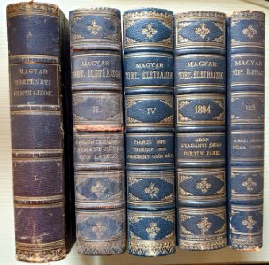 Volumes from the series of Magyar Történeti Életrajzok (Hungarian Historical Biographies)