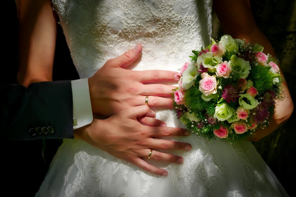 Human flower ring photo