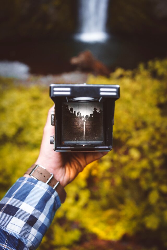 Photographer people hands