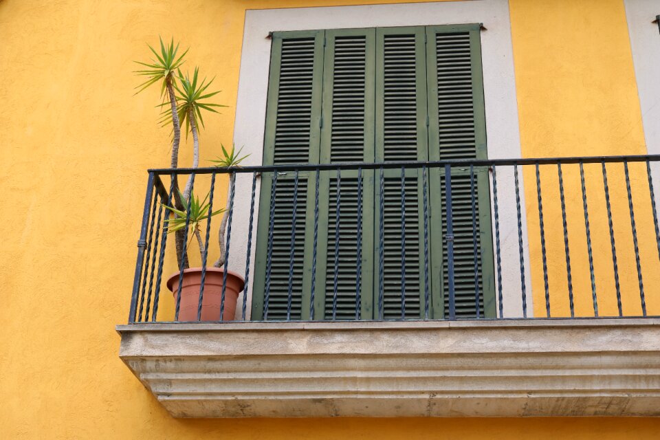 Balcony historic center architecture