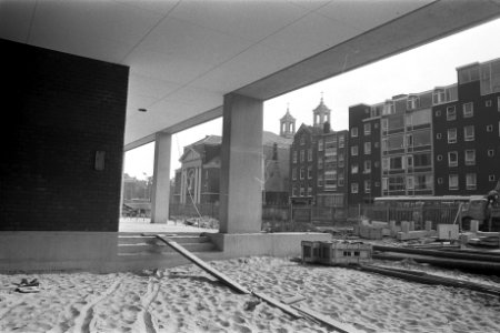 Voetgangersonderdoorgangen bij Waterlooplein en Mr Visserplein , Amsterdam, Bestanddeelnr 924-9593