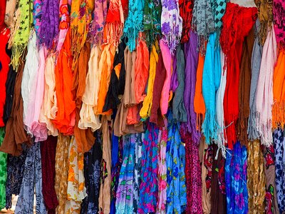Tissue colorful cloth