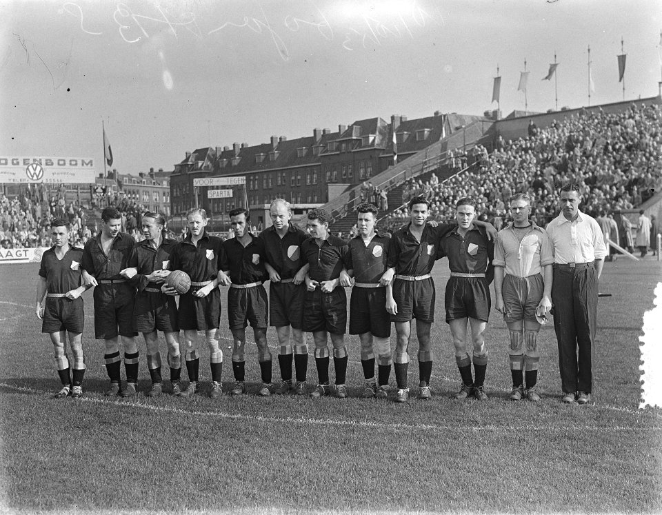 Voetbal Sparta tegen HBS, elftal HBS, Bestanddeelnr 906-0464