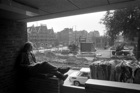 Voetgangersonderdoorgangen bij Waterlooplein en Mr Visserplein , Amsterdam, Bestanddeelnr 924-9598