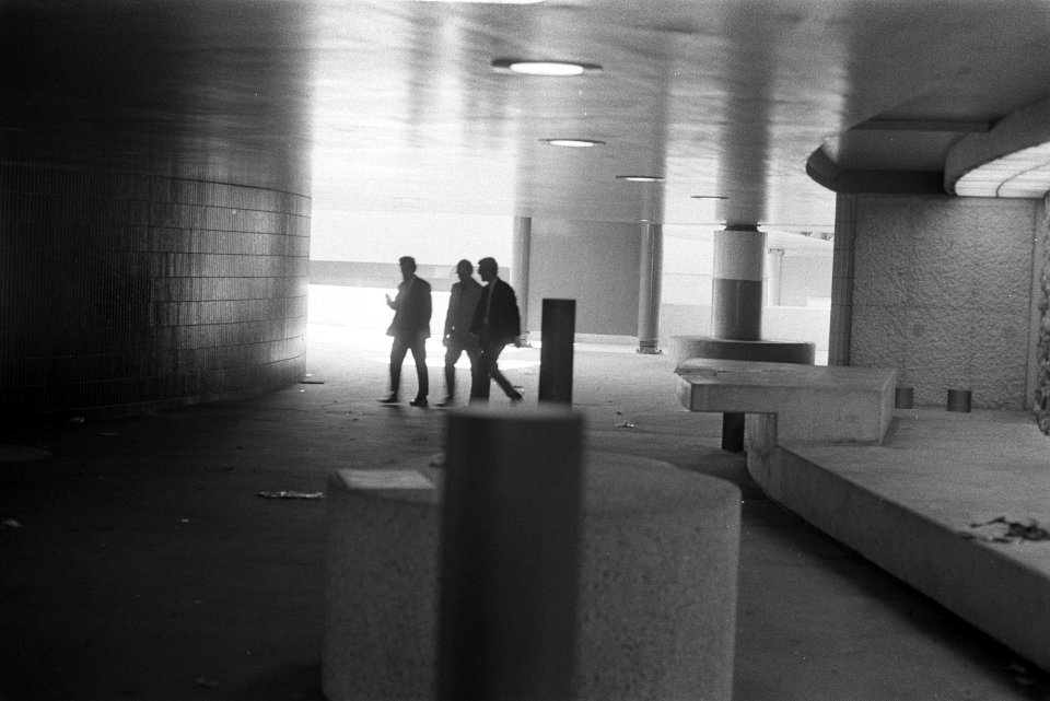 Voetgangersonderdoorgangen bij Waterlooplein en Mr Visserplein , Amsterdam, Bestanddeelnr 924-9604