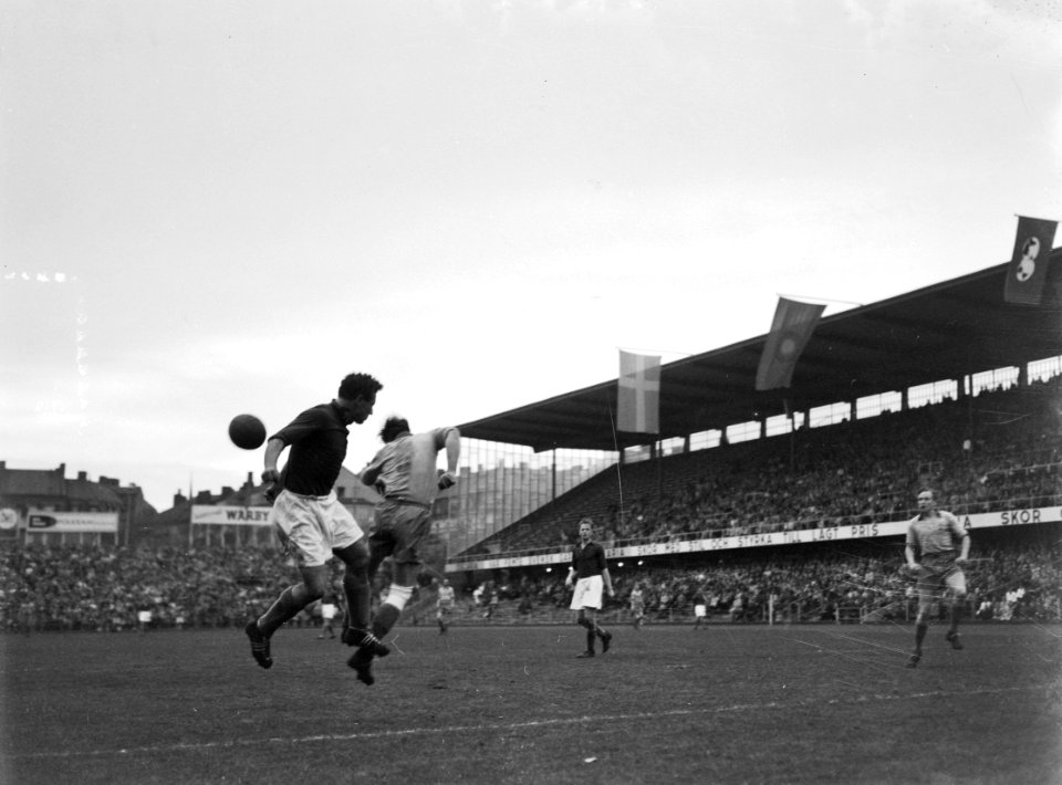Voetbal Zweden tegen Nederland 6-1, Stockholm, Bestanddeelnr 906-4711