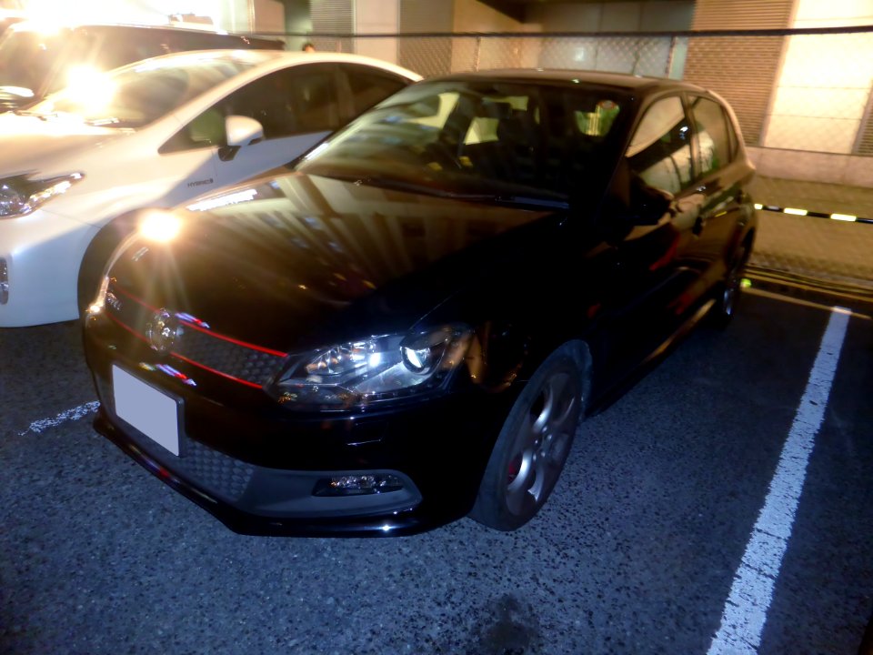 Volkswagen Polo GTI (6R) at night front