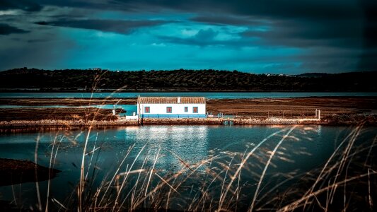 River delta light