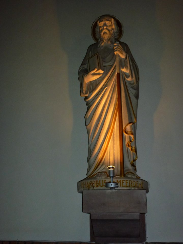 Vlodrop (Roerdalen) kerk, beeld St.Jacobus