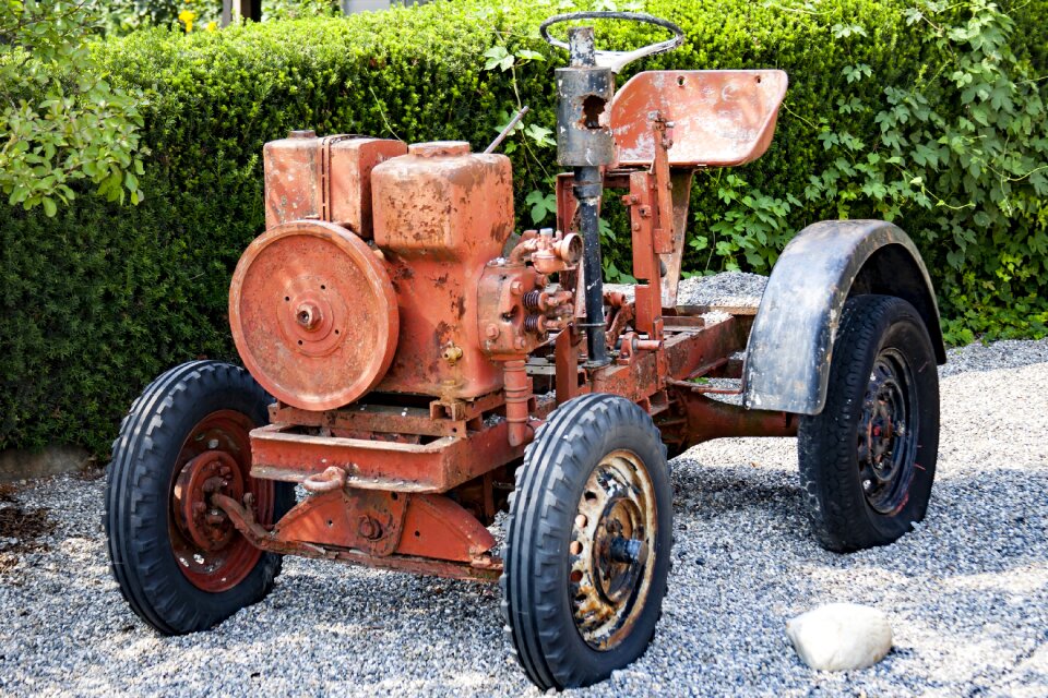 Tractor historically oldtimer