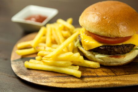 Hamburger lunch beef
