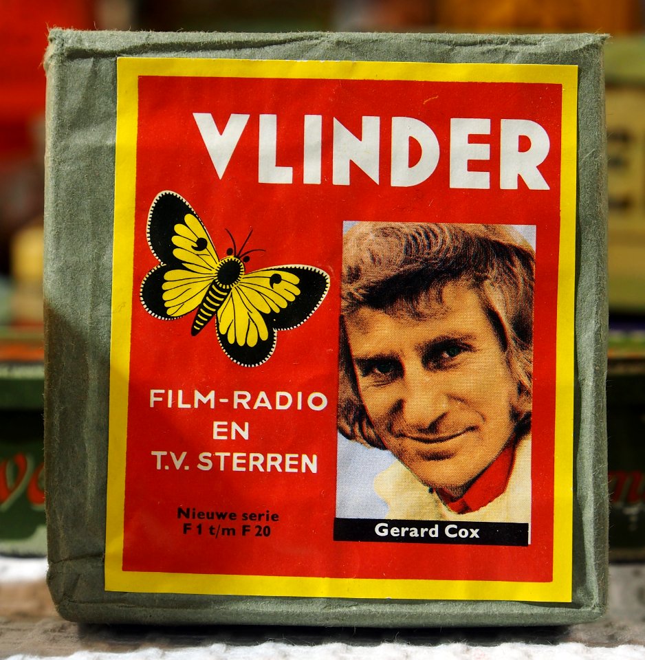 Vlinder lucifers met afbeelding Gerard Cox