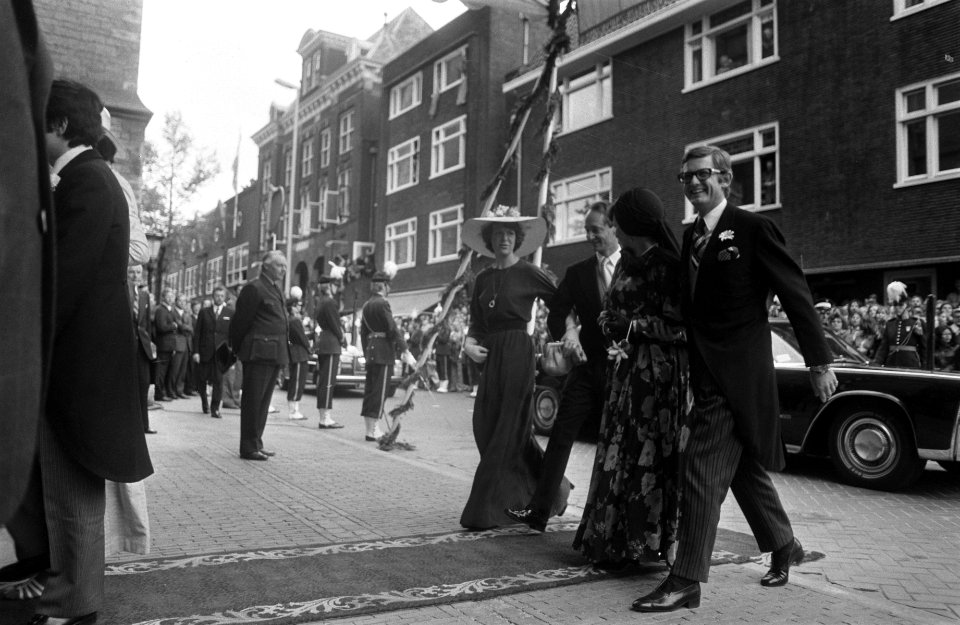 Vlnr prinses Irene, Carlos Hugo van Bourbon Parma, prinses Margriet en Pieter va, Bestanddeelnr 928-0213