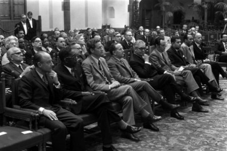 Vlnr minister van Buitenlandse Zaken Norbert Schmelzer(KVP), gevolmachtigde mini, Bestanddeelnr 925-6496