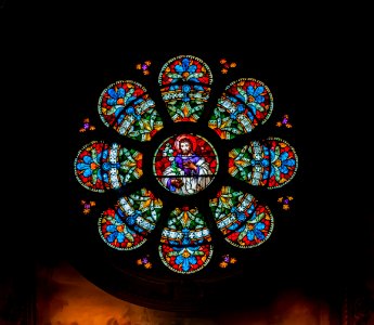 Vitral em Igreja Santa Efigenia 2