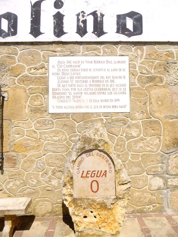 Vivar del Cid - Mesón Molino del Cid y Legua cero de Camino del Cid