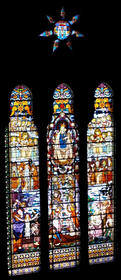 Vitraux nord-ouest, Notre-Dame de Fourvière