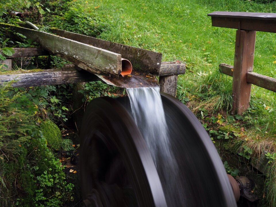 Water power channel bucket