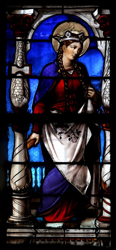 Vitrail Hôtel-Dieu Nogent-sur-Seine Ottin Sainte Elisabeth 07092019 8127
