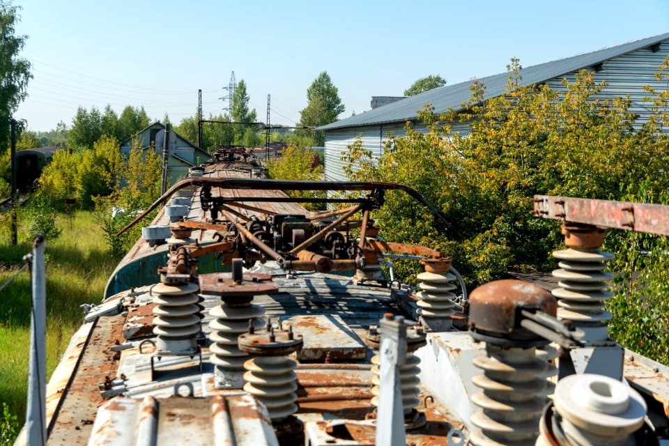 VL82m-033 roof - pantograph