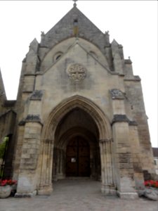 Vivoin (Sarthe) Église Saint-Hippolyte, façade d'entrée