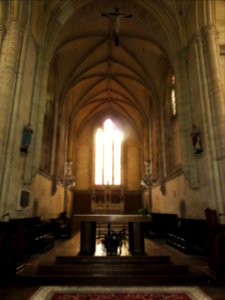 Vivoin (Sarthe) église intérieur, choeur