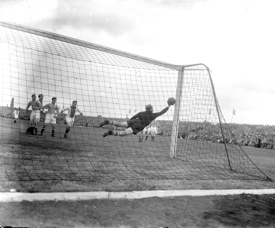 Voetbal doelpunt HDVS tegen Willem II, Bestanddeelnr 905-1295