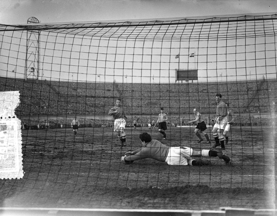 Voetbal Nederland Denemarken 1-1, Bestanddeelnr 907-0125