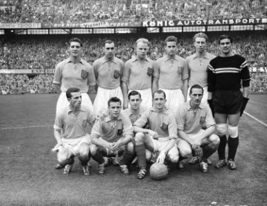 Voetbal interland Nederland tegen Belgie 2-2, Bestanddeelnr 907-3895 (restored)