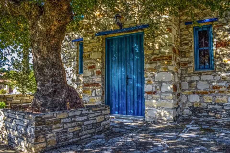 Church stone built countryside