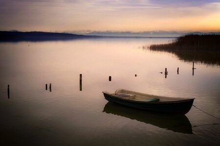 Lake nature mirroring photo