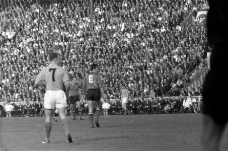 Voetbal Belgie tegen Nederland 1-4 te Antwerpen, spelmoment, Bestanddeelnr 911-6407