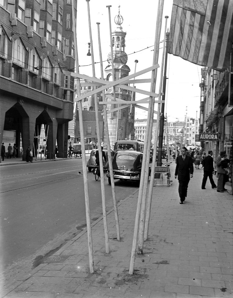 Vlaggenstokken Vijzelstraat, Bestanddeelnr 902-9100