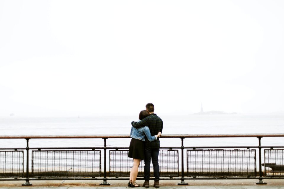 Couple love water