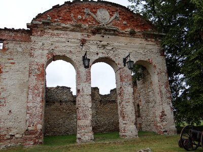 The ruins of the poland architecture photo