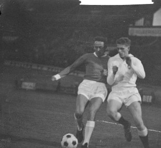 Voetbal Amsterdam tegen Manchester United spelmoment, Bestanddeelnr 913-9492