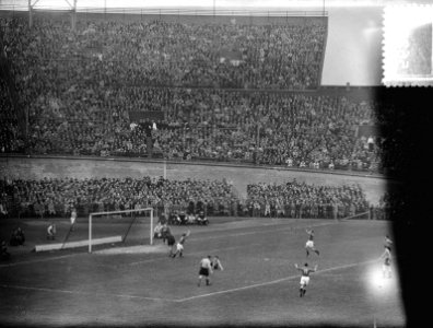 Voetbal. Nederland tegen Zwitserland. Zwitsers doelpunt, Bestanddeelnr 905-6233