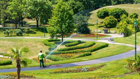 Wien 10 Kurpark Oberlaa Kurgarten d