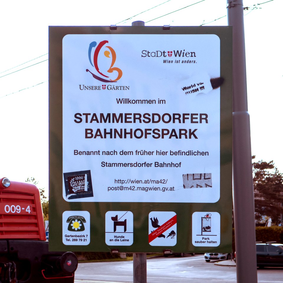 Wien 21 Stammersdorfer Bahnhofspark d