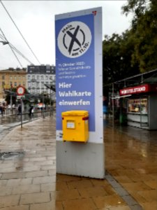 Wiener Gemeinderatswahl 2020 Briefwahlpostkasten