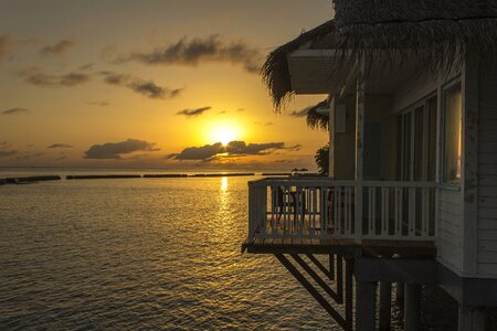 Holiday paradise hut