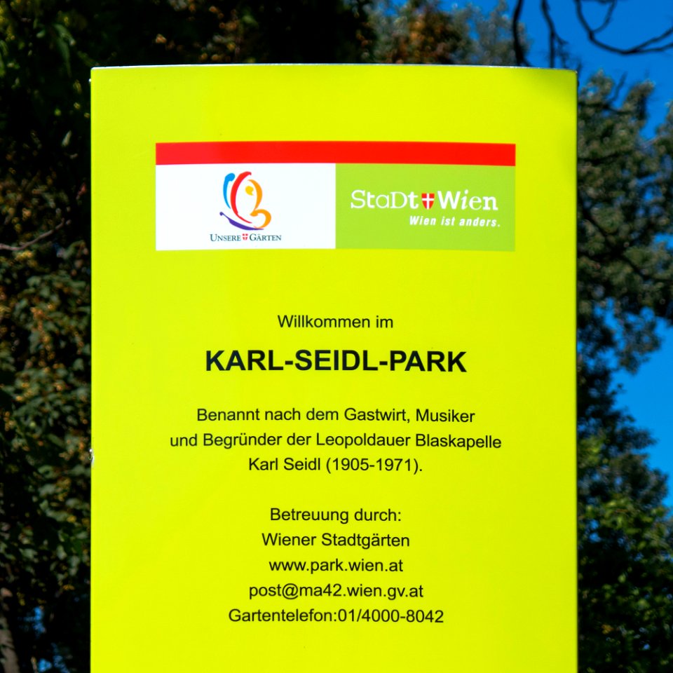 Wien 21 Karl-Seidl-Park g