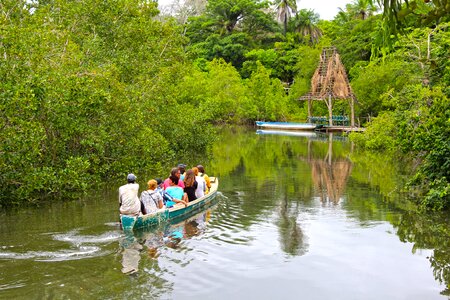 Water tourism scenery photo