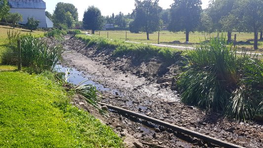 Wijlre-Geul bij Molen van Otten met onderhoudswerkzaamheden (2)