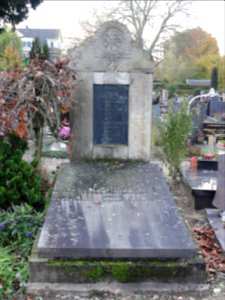 Wijchen (Geld.) kerkhof, graf Gomarius Mes (01)
