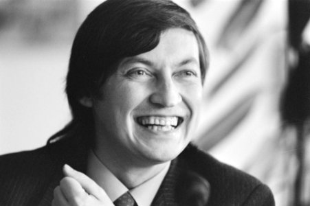 Wijk aan Zee persconferentie oudwereldkampioen schaken Karpov, koppen, Bestanddeelnr 934-1705