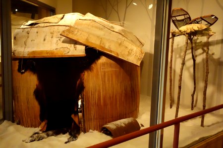 Wigwam replica - Wisconsin Historical Museum - DSC02859