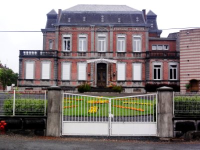 Wignehies (Nord, Fr) hôpital hospice Fontaine Carlier