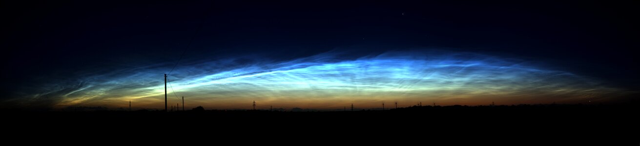 Ice particles clouds ice veil